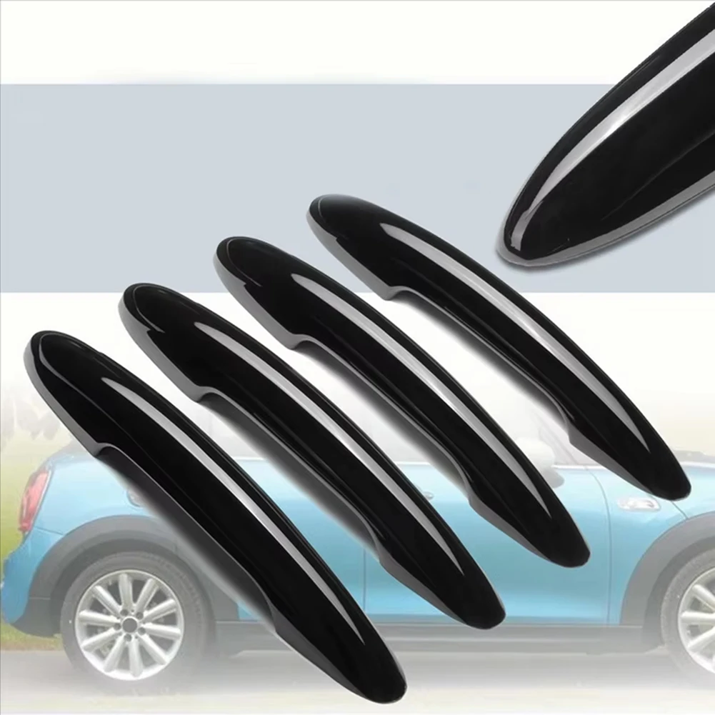 Killallchrome Gloss Black Door Handle Covers | For MINI Cooper F55 F60 Countryman 5-Door | Set Of 4
