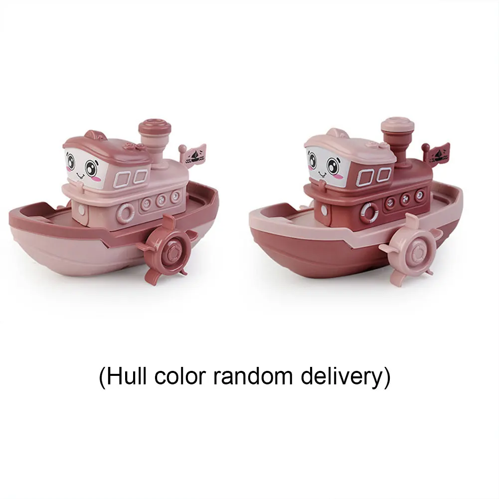 Cartoon Ship Wind Up Clockwork Boat Toy Kids Baby Bath Water Educational Toys for Children Kids Toddlers Gifts 5