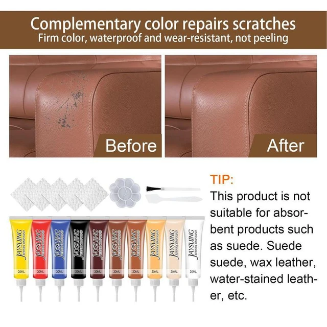 Leather Repair Gel Color Repair Car Seat Leather Complementary Repair  Refurbishing Cream Paste Household Leather Repair Kit - AliExpress