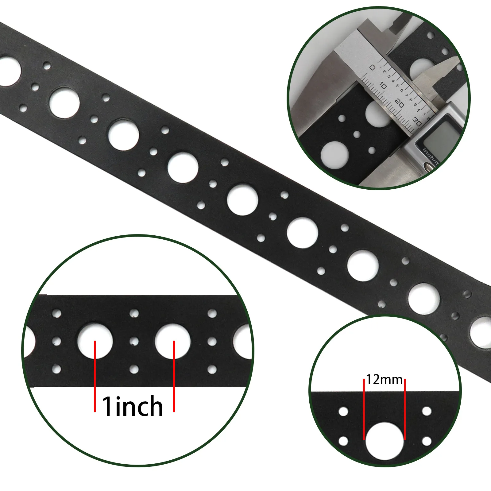 LED Modules DIY Design Band Flexible Tape Build Christmas Tree Mount Strip Belt Rope for F12mm Fullcolor Led Pixel Modules Installation Belt