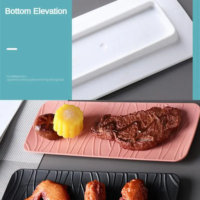 Japanese-style Sushi Plate Elegant Design Versatile Serving Essentials Dessert Serving Dish glass meal plate