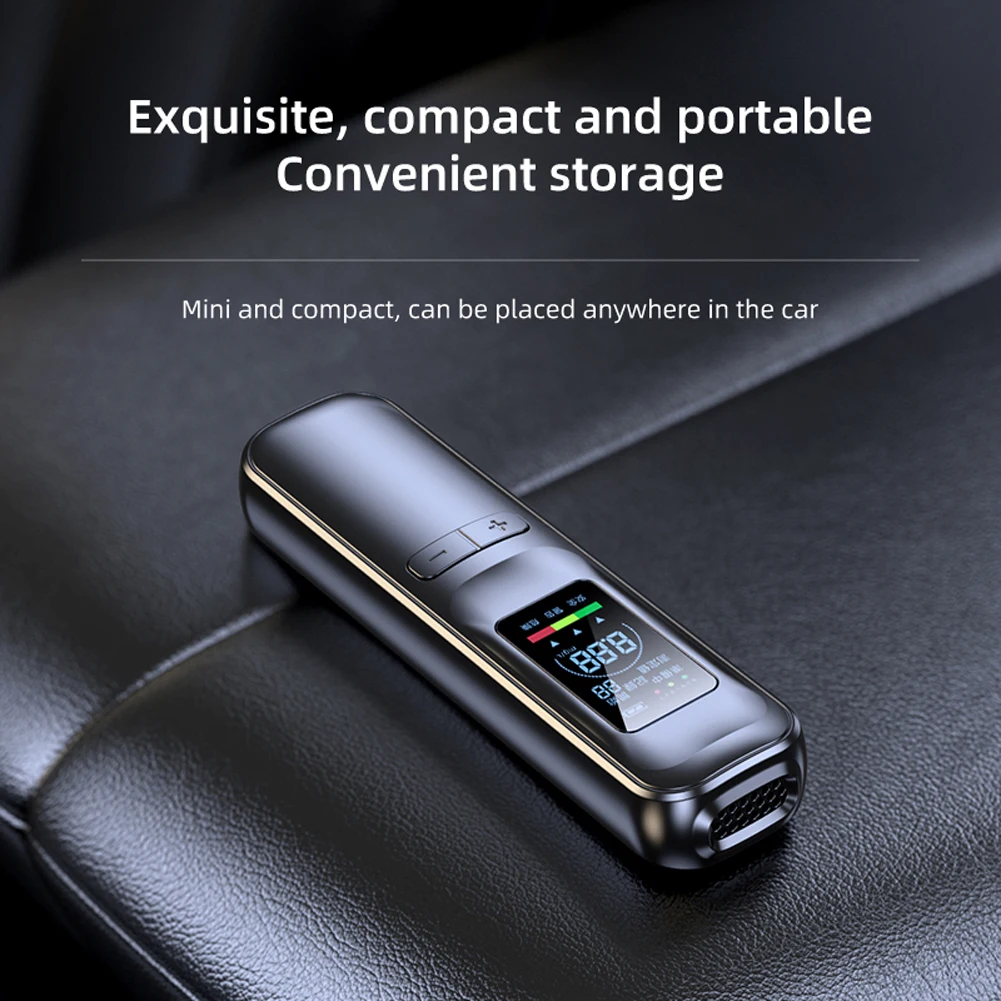 Non-Touching Blowing Breathalyzers LCD Screen Non-Contact Alcohol Blowing Detector Rechargeable for Personal & Professional Use alcohol tester breath alcohol tester