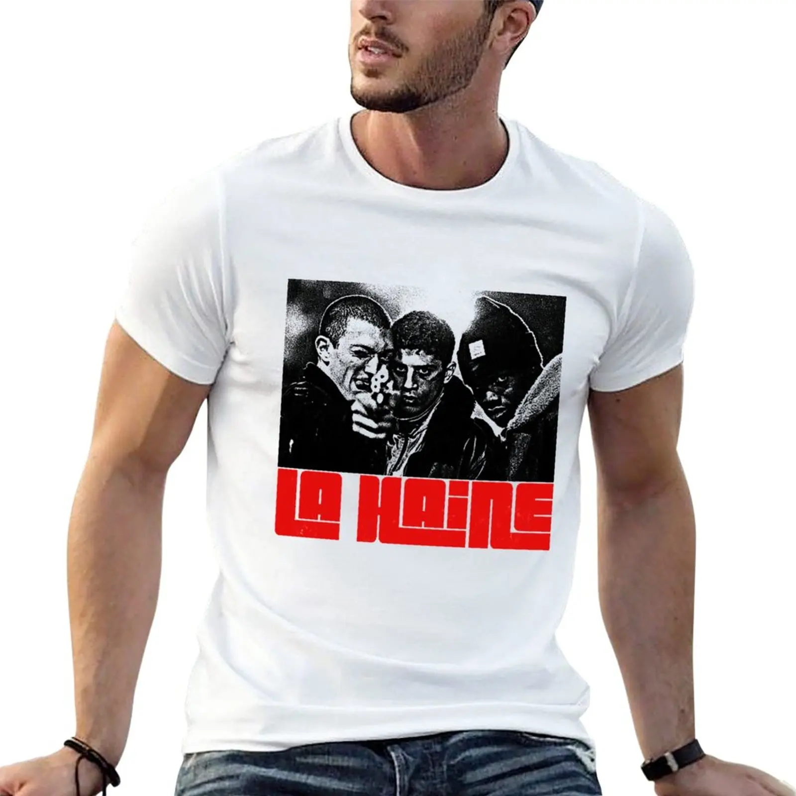 

La Haine T-Shirt anime clothes boys whites heavyweights summer top mens t shirts pack
