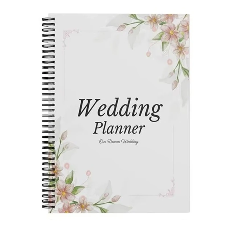 Bridal Wedding Planner Hardcover Engagement Notebook For Newly Engaged Couples Brides