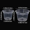 Orchid Pots With Plastic Tray Nursery Planter Planting Clear Holes Hydroponic Cup Container Plants Gardening Supplies 6