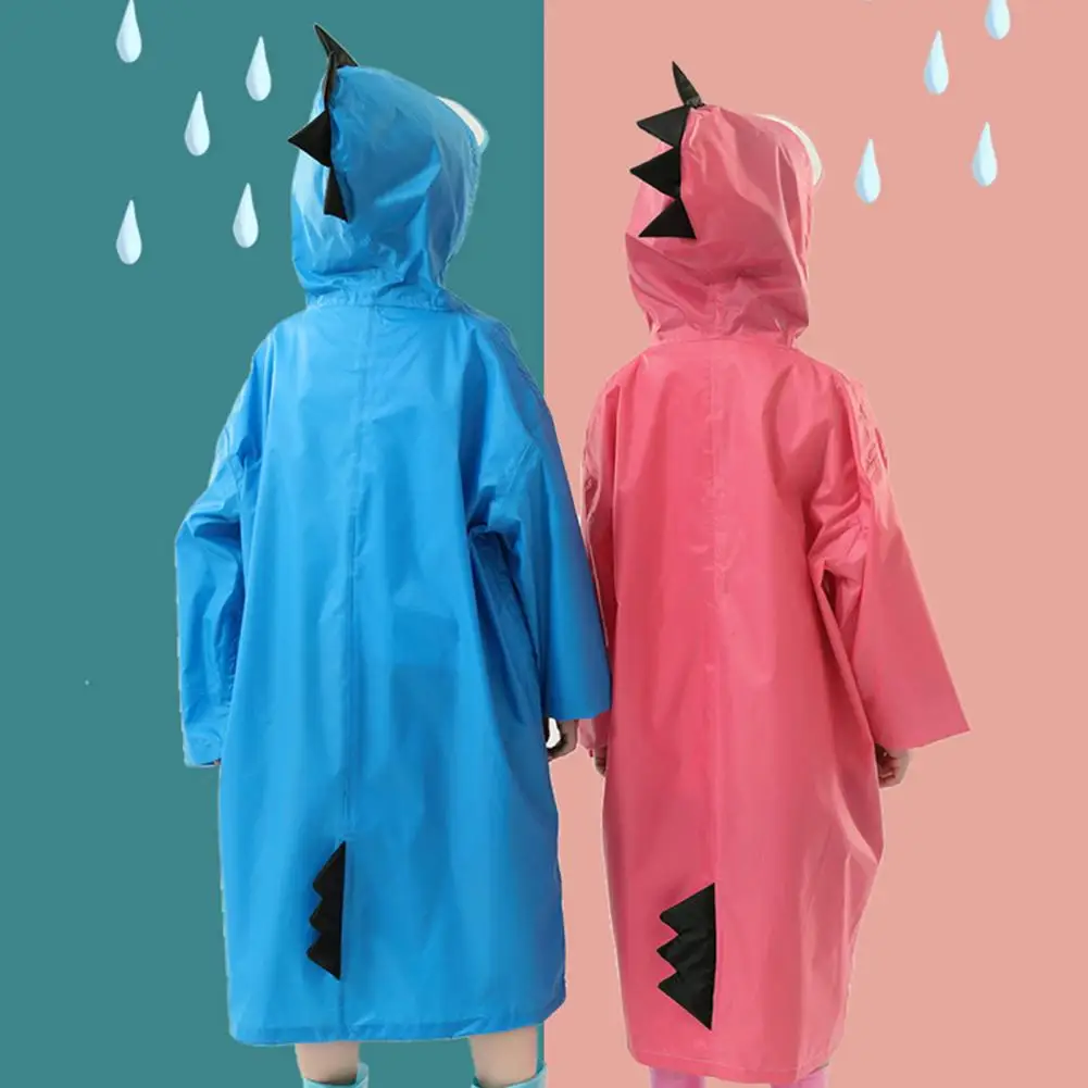 Kids Raincoat Waterproof Dinosaur Rain Jacket Boys Girls Rain Poncho Windbreaker Coat Hooded Coat capa de chuva infantil