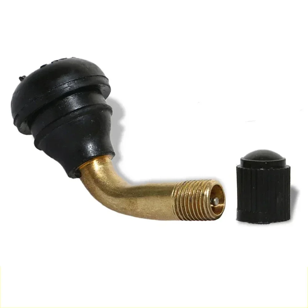 2x Tubeless Tyre Valve Stems For Electric Scooter Motorcycles Dirt Bike PVR 70 60 50 Degree Tubeless Tire Air Valve Nozzle