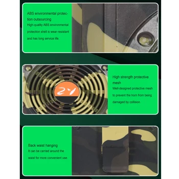 Rechargeable Remote Control Amplifier Universal Outdoor Hunting Sound Amplifiers Hunt Accessory Sound Devices US Plug 6