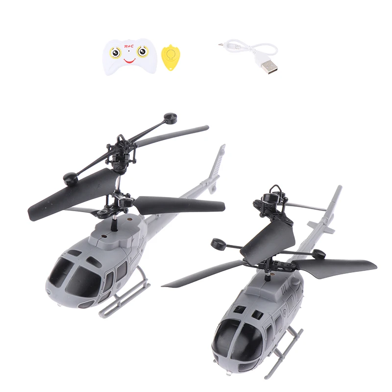 Remote Control Helicopter Remote Control Airplane Mini Helicopter Toys Anti-fall Induction Aircraft USB Rechargeable Flying Helicopter