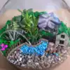 60 Packs Cinder Blocks 1/12 Scale Mini Bricks Concrete Miniature Bricks Tiny Landscaping Dollhouse Accessories 5