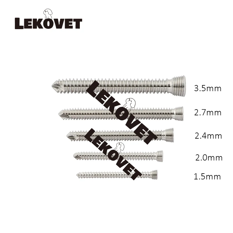AO 2.7mm stainless steel Locking Screws Veterinaria Pets Orthopedic Sugical Instruments Tools Medical Supplies and Equipments