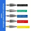 Tungsten Carbide Flame Nail Drill Bits Cuticle Nail File And Removal Gel Acrylic Nail Art Tools For Nail Machine Manicure 2