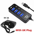 4 port with UK plug