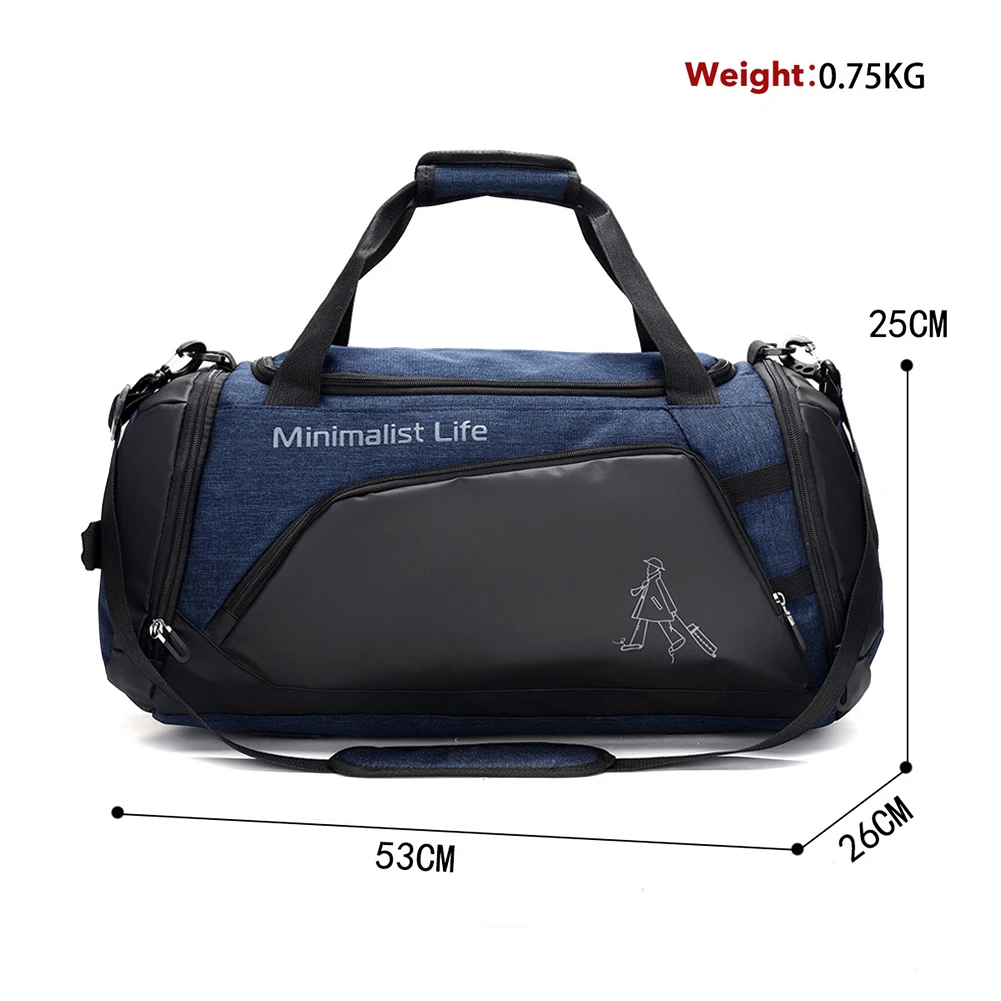 Wasserdicht Reisetasche mit Schuhfach Gym Fitness Sport Tasche  Fitnesstasche