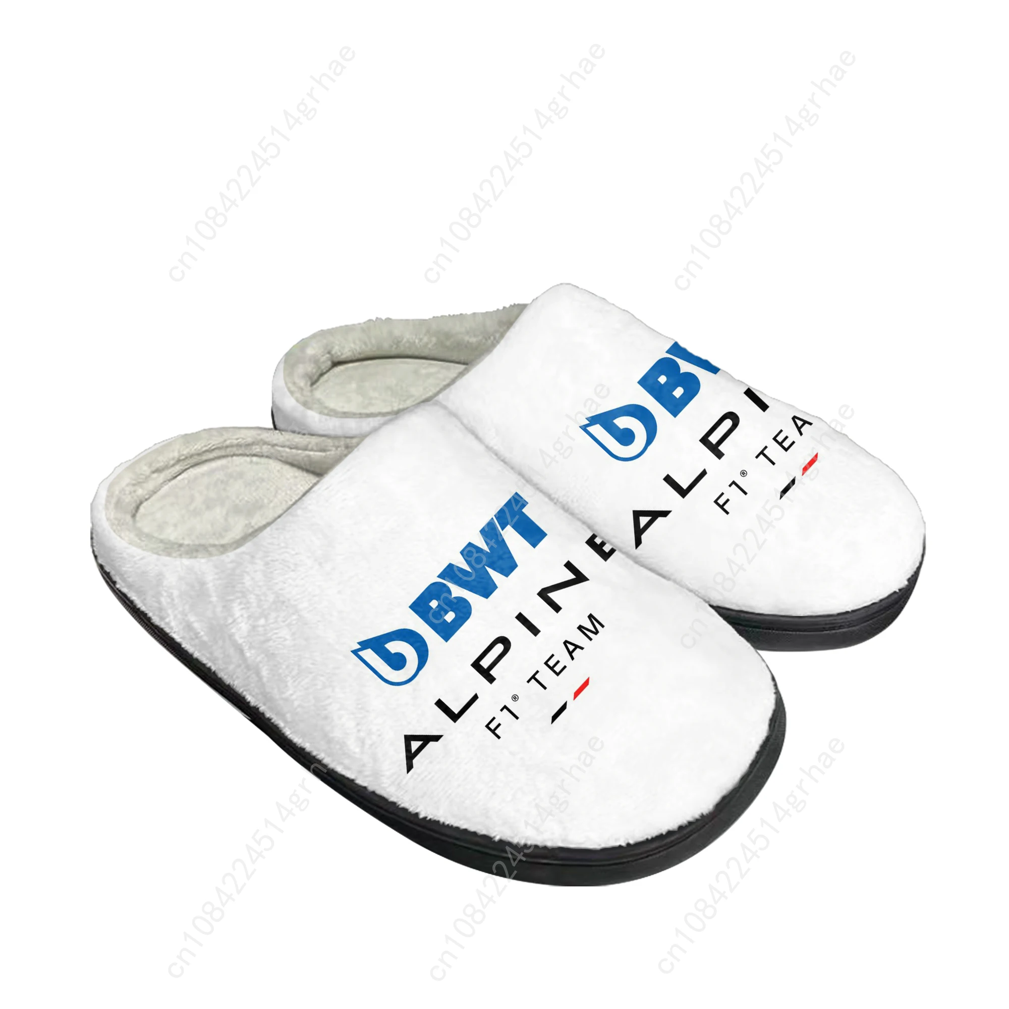 2023 A-Alpine F-F1 Home Cotton Slippers Team Racing Men Womens Teenager Plush Bedroom Casual Keep Warm Shoes Tailor Made Slipper