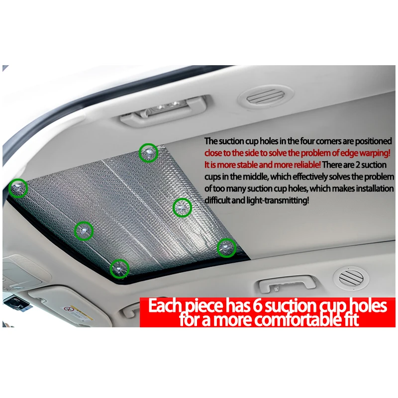 2x Sunroof Sunshade for MG ZS MGZS 2018~2024 2023 2022 2020 Car