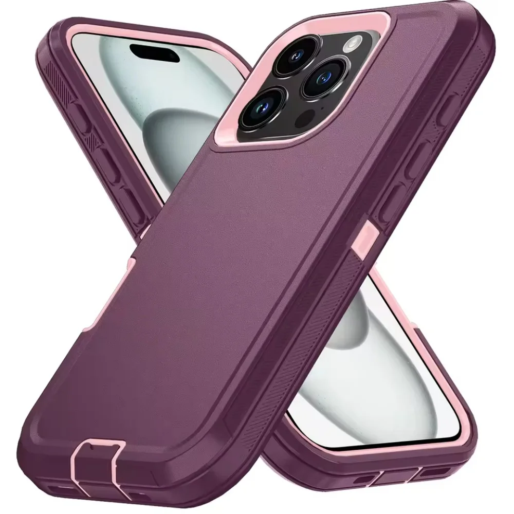 Armor Shockproof Defender Phone Case – Durable Hard PC+TPU Back Cover