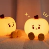 Halloween Pumpkin Night Light Cute Soft Silicone Safe Lamp Decorations Timing Dimmable Bedside Decor Kids Babies Halloween Gifts 1