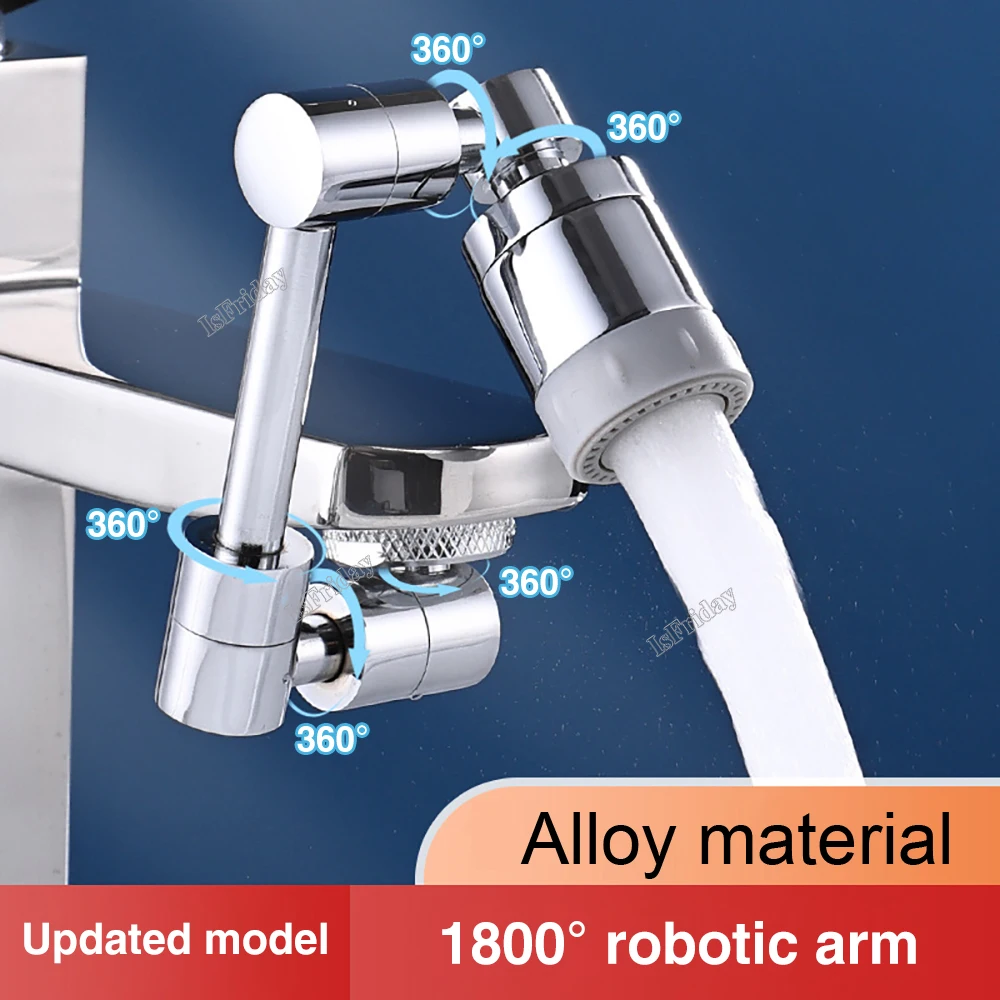 

1800° Universal faucet Rotatable Faucet Aerator Extender Universal Faucet Bubbler Anti Splash Filter Saving Water Nozzle for Kit
