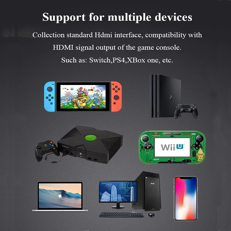 KuWfi 4K 60FPS USB3.0  ĸó ī HDMI to USB3.0 1080P Ǯ HD  ī, PS4 Xbox  Windows Linux Mac