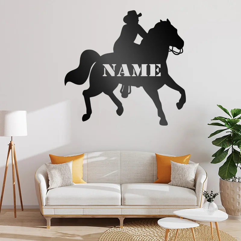 

1pc knight Personalized name Metal Signs Iron Painting Iron Wall Plaque for Bedroom Decor