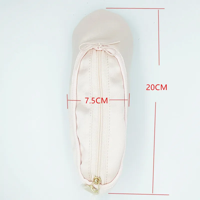 Ballerina Satin Ballet Pointe Shoe Pencil Case Purse Keyring For Dance Lovers dance shoes