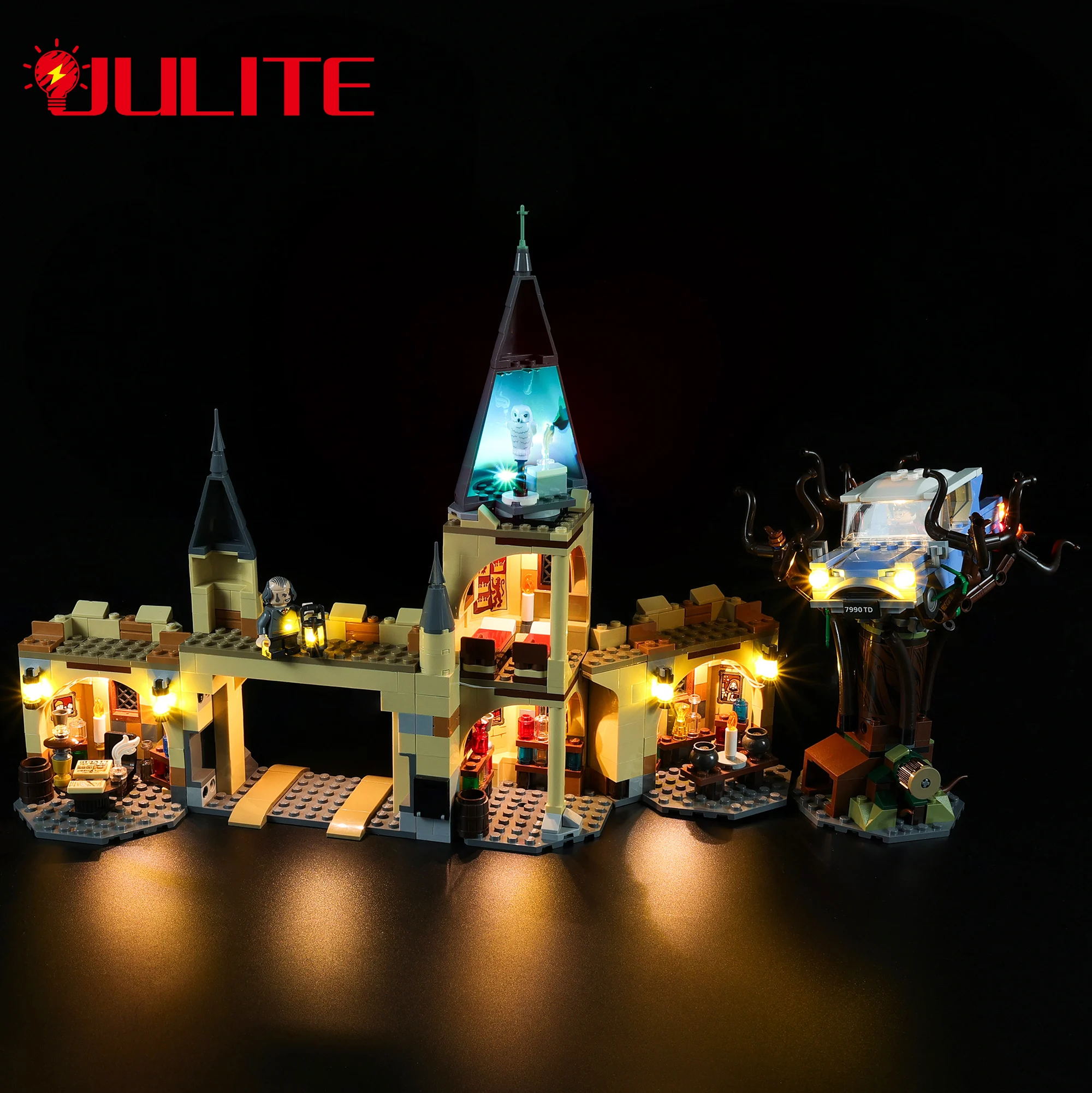 Kit Di Illuminazione A Led Per Set Di Luci Di Salice Whomping Compatibile Con Set Di Giocattoli Fai-Da-Te 75953 E 16054 (Blocchi Non Inclusi)