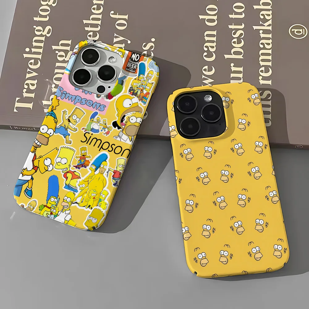 Cute Cartoon Themed Phone Case - Glossy HD Hard PC Cover