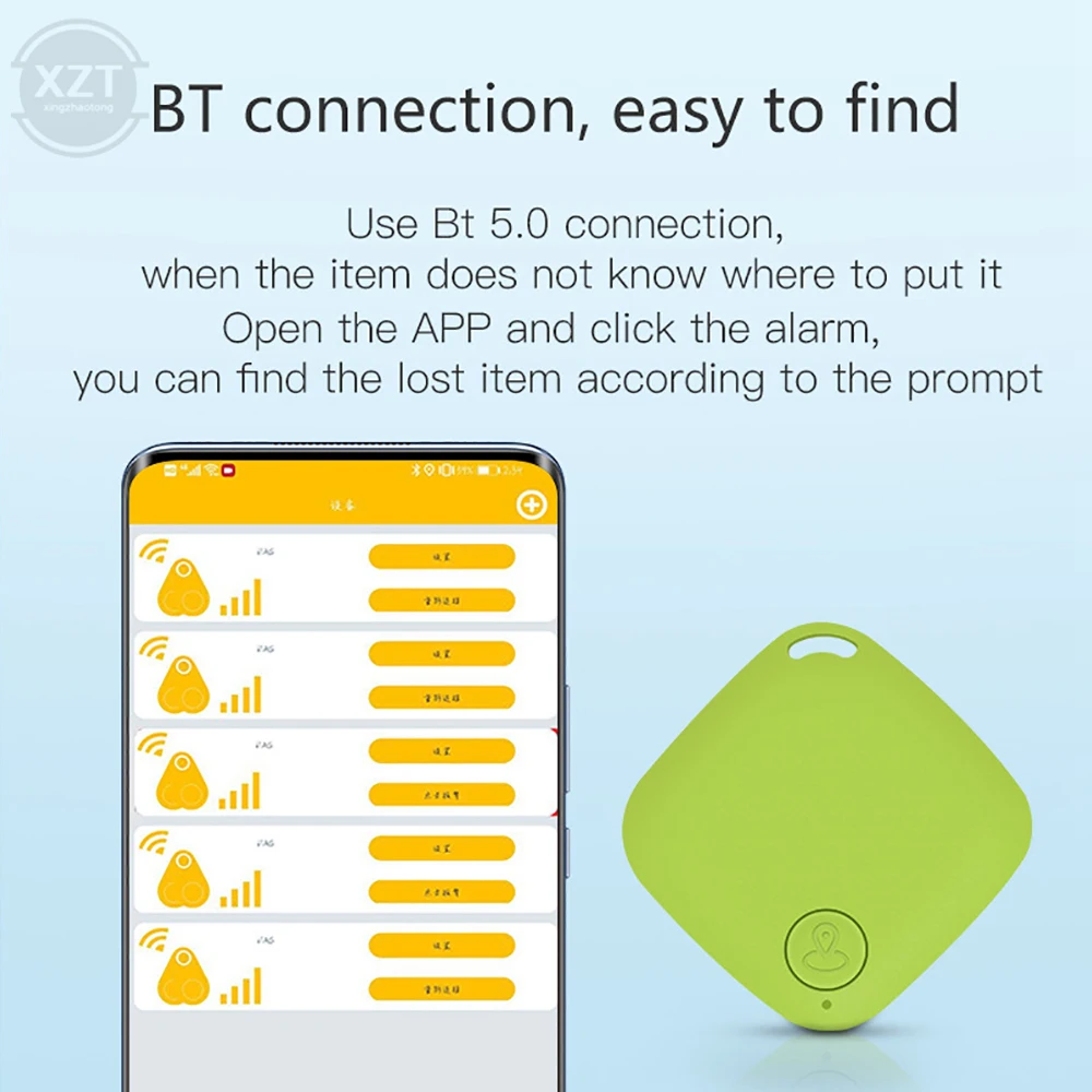 New Bluetooth Locator Wallet Pet Two way Object Finding Function APP Positioning Search Alarm Tracker