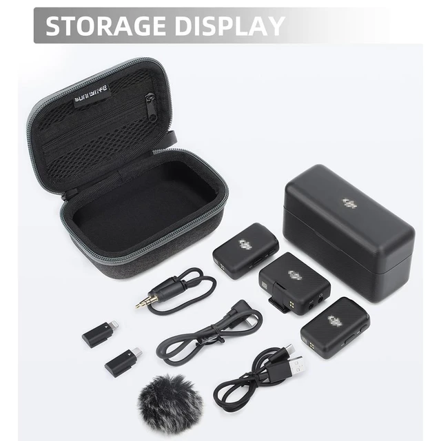 Microphone Storage Case Travel Carrying Box Protective Bag For Dji Mic  Wireless Microphone Portable Shockproof Pouch - AliExpress