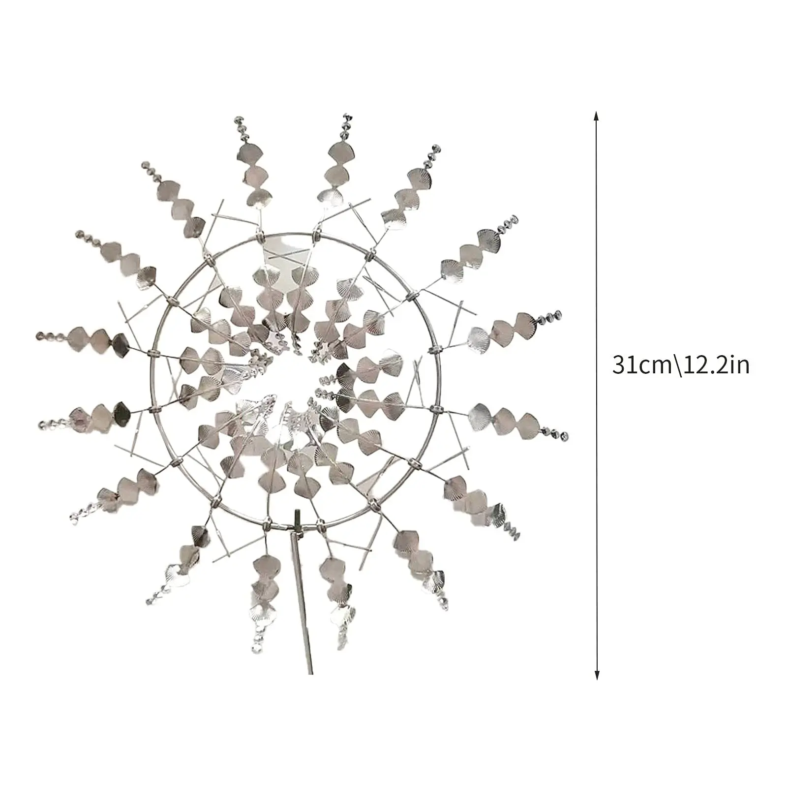 Solar Kinetic Metal Wind Spinner 6