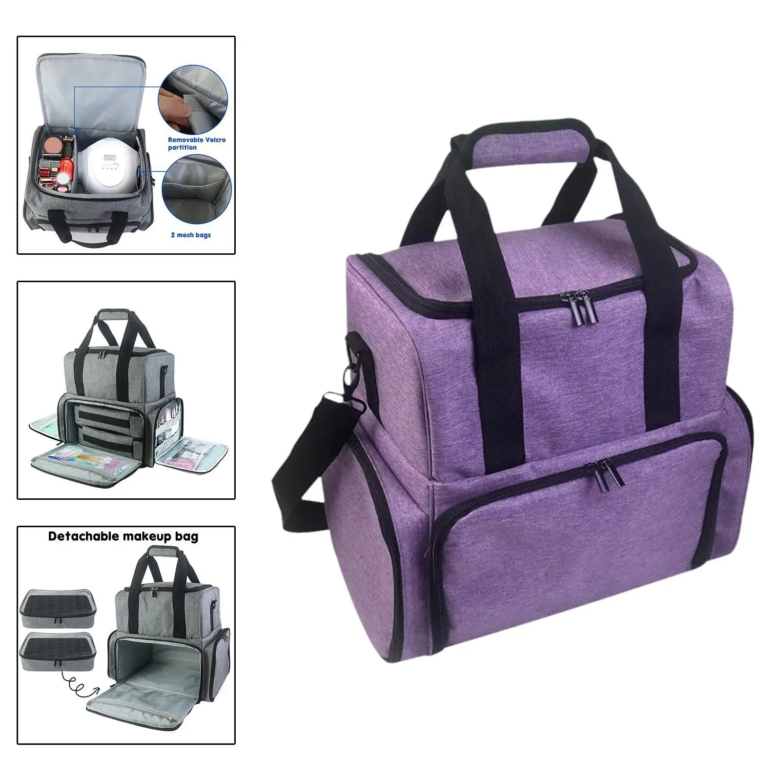 Large Nail Polish Case,Nail Polish Carrying Case Bag Portable Travel Makeup Large Nail Polish Case,Nail Polish Carrying Case Bag Portable Travel Makeup