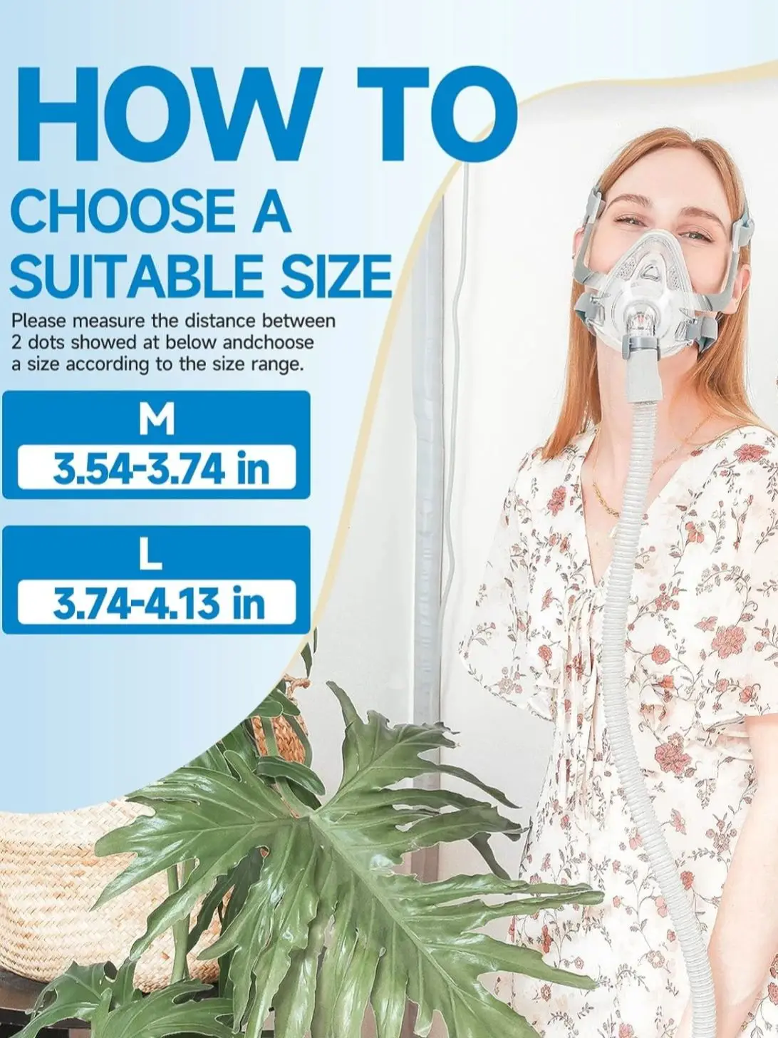 Full face CPAP mask - F20 replacement kit - reusable CPAP supplies - including headgear and full face mask pad 6