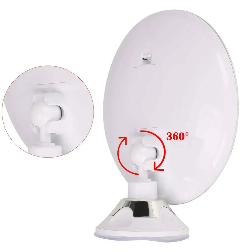 Flexible Makeup Mirror 10x Magnifying Mirrors 14 Led Lighted Touch Screen Vanity Mirror Portable Dressing Table Cosmetic Mirrors 5