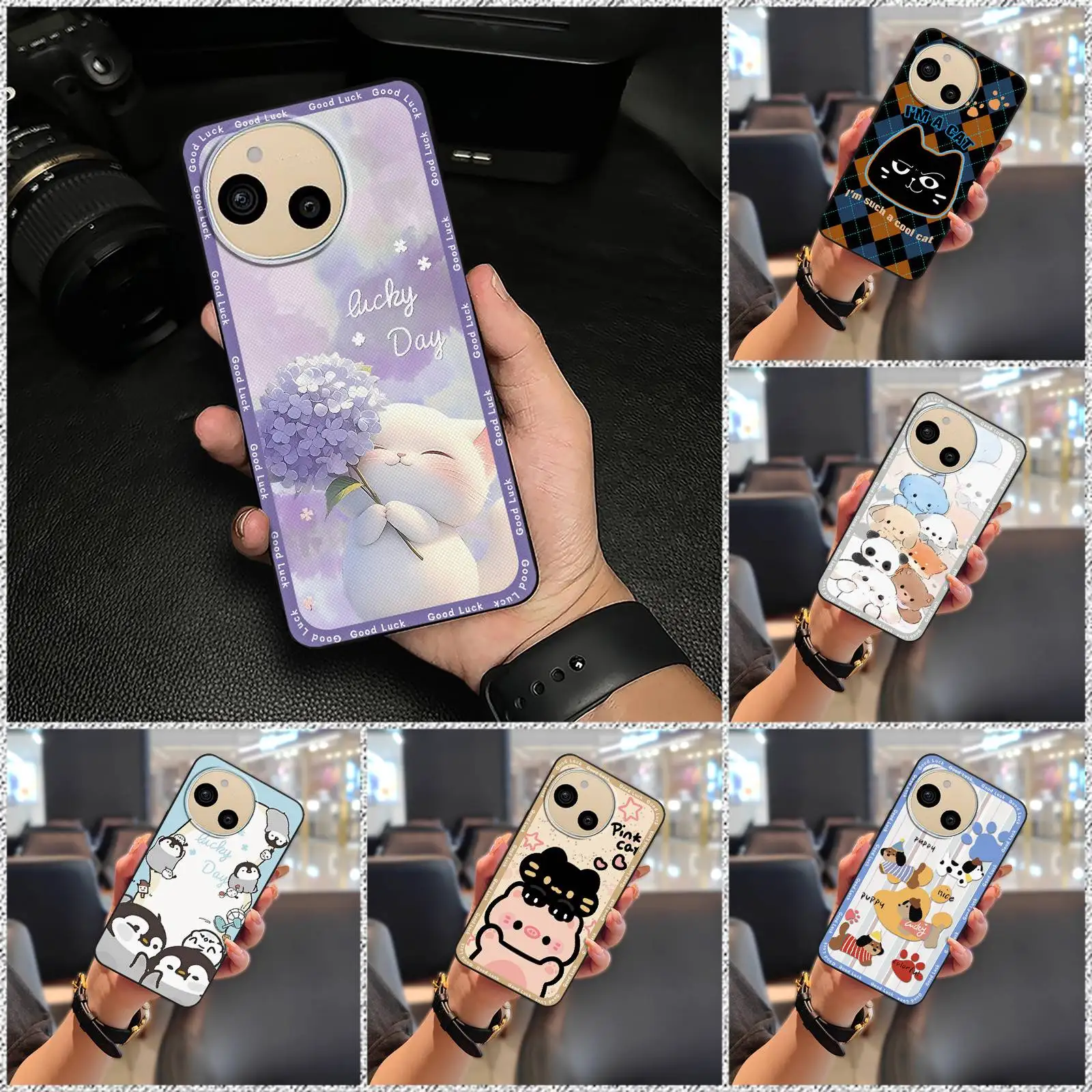 Charming Cartoon Anti-Knock Dirt-Resistant Shockproof Phone Case