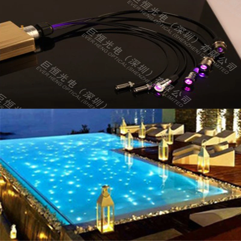 Fiber Optic Light Guide Strip Black Plastic Surface Outer Layer Black Transparent Solid Waterproof Light Guide Fiber fiber optic cable