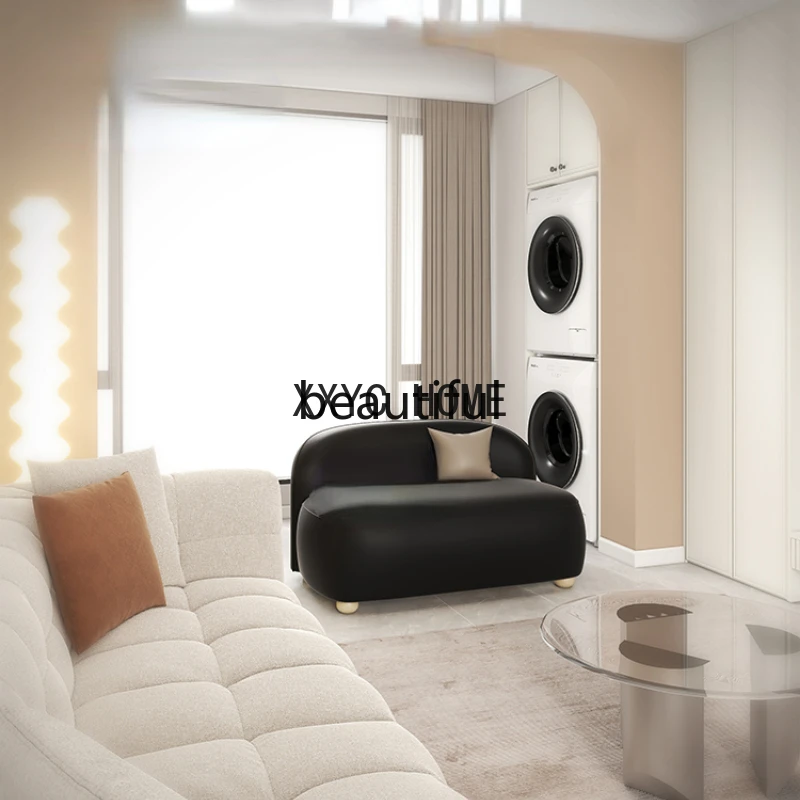 

Sofa Simple Internet CelebrityBedroom Genuine Leather Anti-Scratching Double Apartment Rest Area