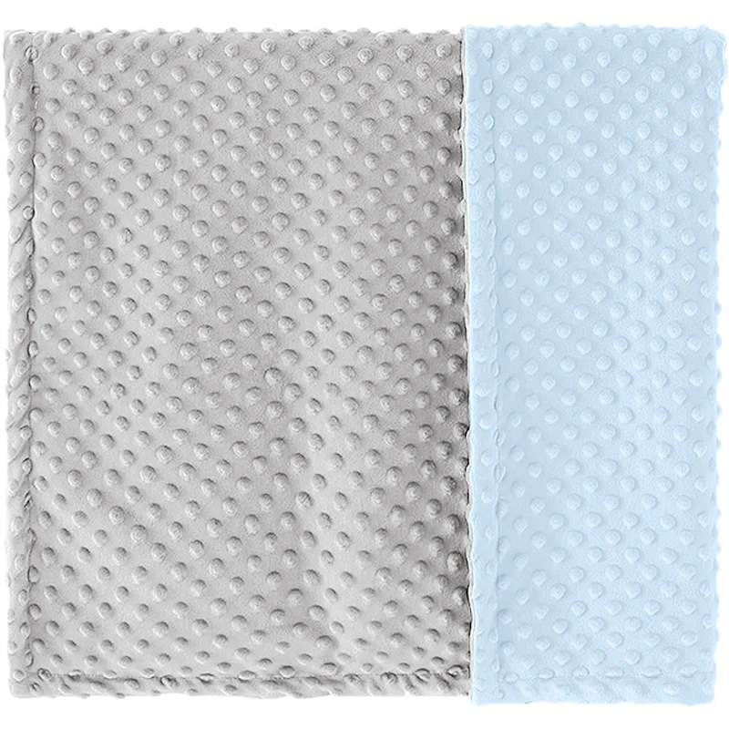 Double Side Dotted Baby Soft Minky Dot Blanket Warm Fleece Stroller Cover Quilt Swaddling Bedding 6