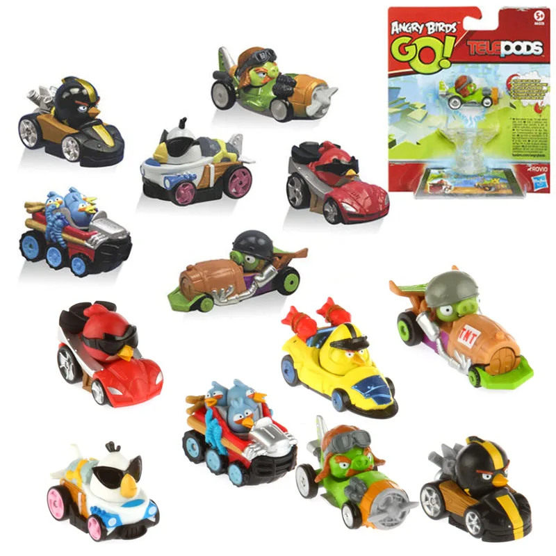 

Telepods Angry Bird Karts Retoy Figures Angrybirds Go Games Doll Action Figure Collectible Toys for Children Boys Gifts