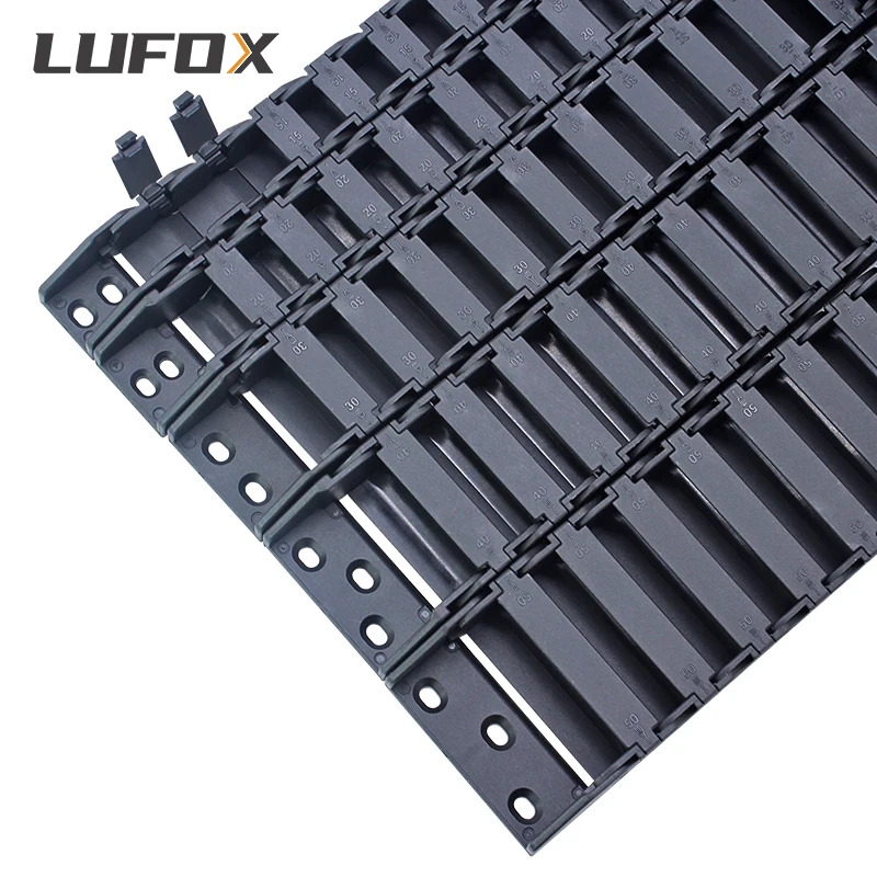 High Quality 1-meter cable drag chain semi enclosed inner opening series J15BF.3. N 15 * 15 * 20 30 40 50