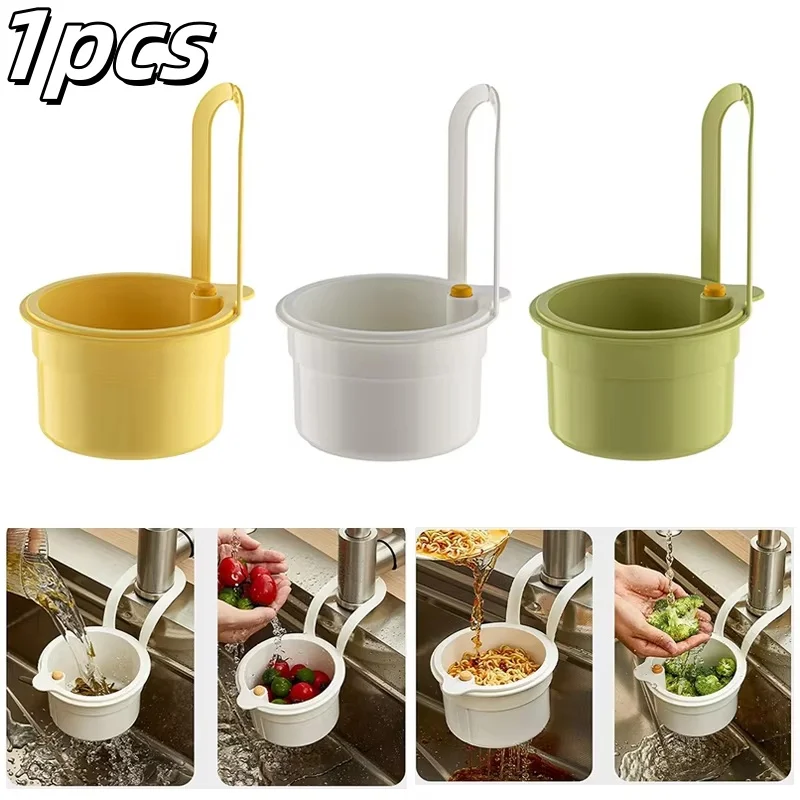 Sink Hanging Strainer Basket Food Waste Catcher Fruit