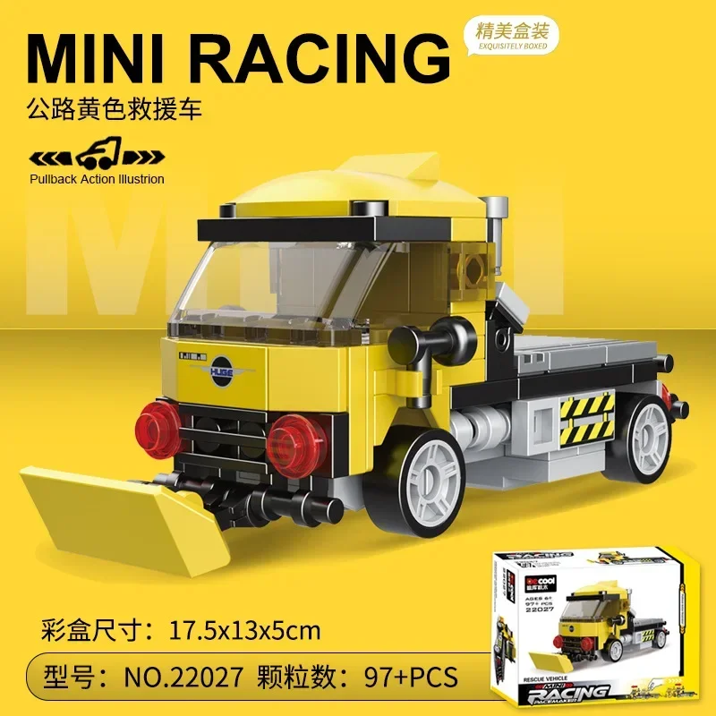 Racing Car & Vehicle Building Block Set
