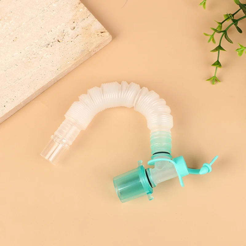 Pet Anesthesia Machine Accessories Disposable Anesthesia Breathing Circuit Thread Extension Tube Retractable Suction Tube Multifunctional L-shaped Rotary Joint