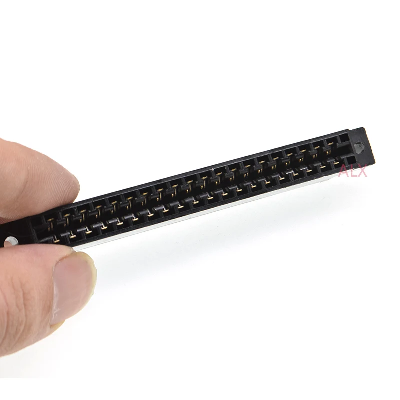 1pcs 엣지 카드 커넥터 슬롯 3.96mm 피치 40/44/56/60/86/100 핀 PCB 골드 핑거 소켓 스루 홀