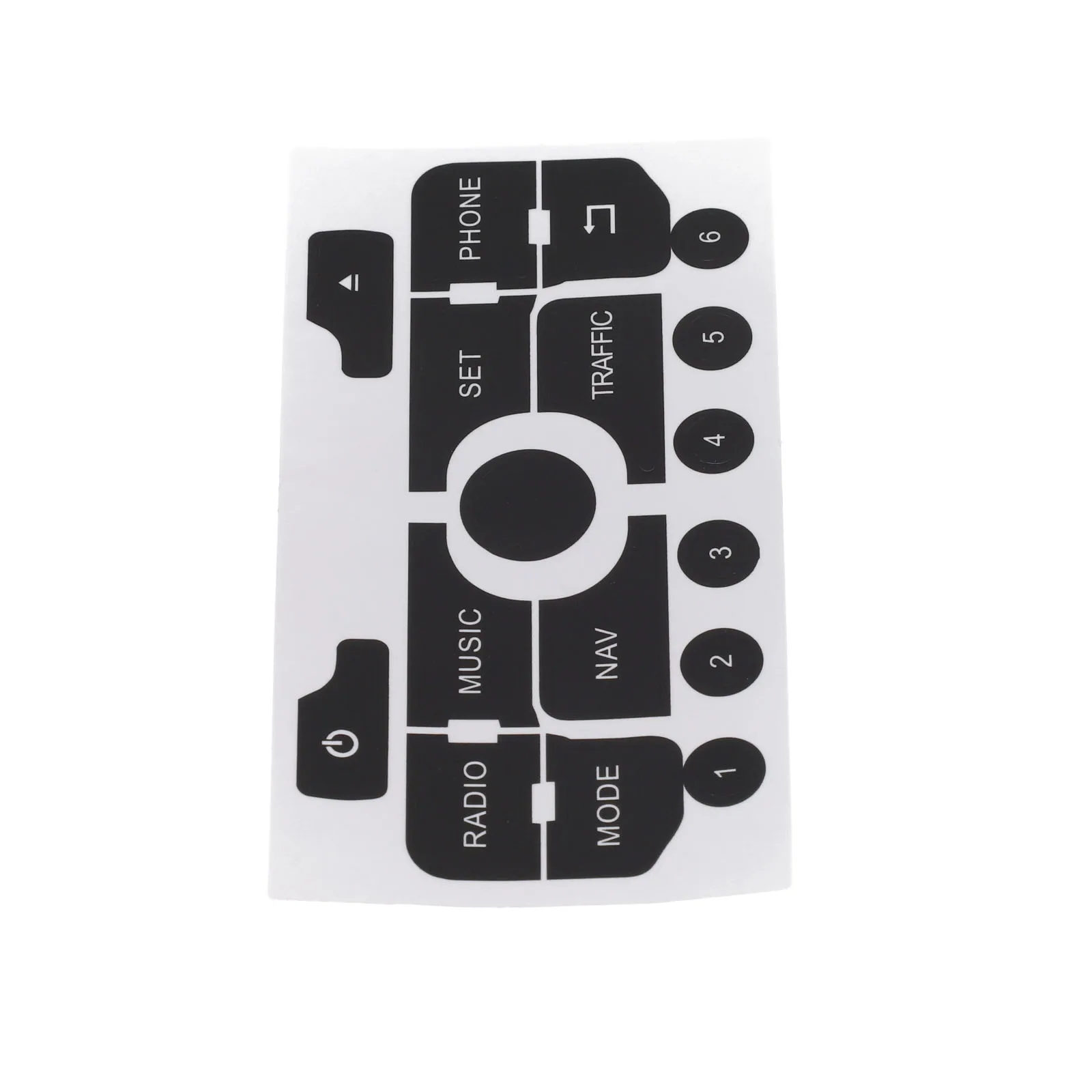 Auto Taste Reparatur Aufkleber Aufkleber Für 308 Für 3008 Für C3 Für C5 Nav Radio Push Button Auto Zubehör Vinyl reparatur Aufkleber – Detail 10