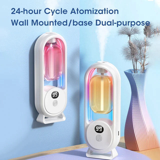 Automatic Home Fragrance Machine Essential Oil Diffuser Nebulizer Perfume Scent Machine for Kitchen and toilet deodorization 2