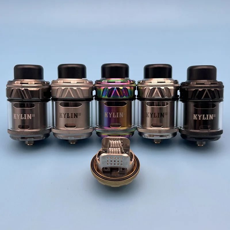 

Kirin V3 RTA Tank 6ML 25mm Single/Dual Coil Creative Honeycomb Airflow Vape Vaporizer 316ss vape rta vs zeus x rta