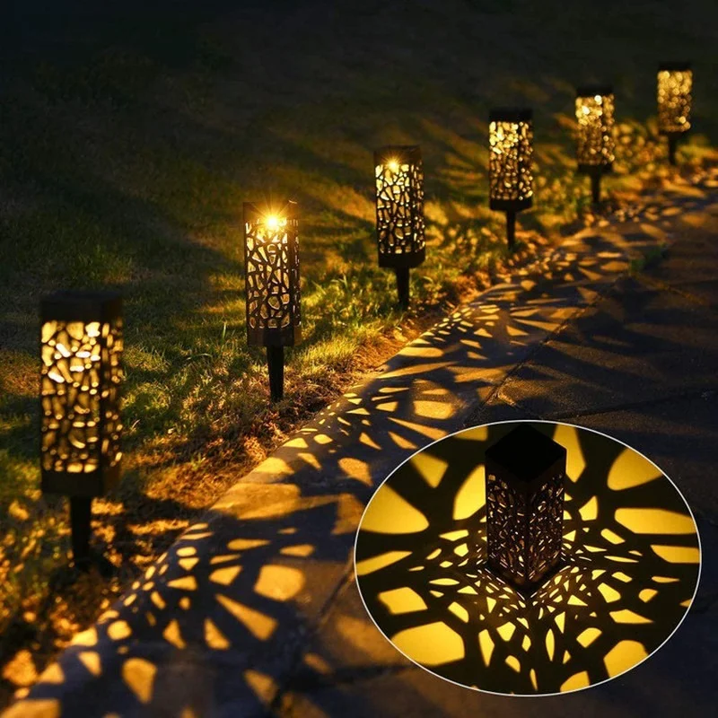 

Solar Led Lawn Light Outdoor Garden Decor Lamp Waterproof for Pavilion Yard Landscape Lamp Garden Decor Buried Lawn Lighting