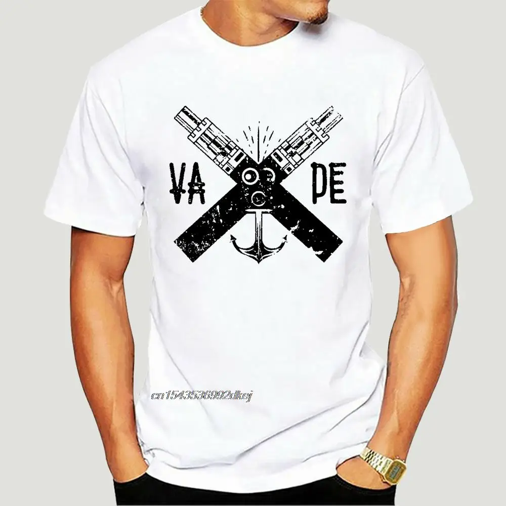 Vape Anchor Vaporizzatore Vaping Life Juice Smoke Womens Blue T-Shirt 6888A