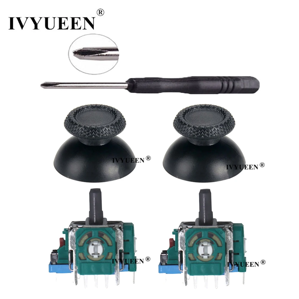 Ivyueen Per Playstation 5 Controller Ps5 3D Analogico Thumb Stick Sensor Module Potenziometro Levette Tappi Per Riparazione Dualsense